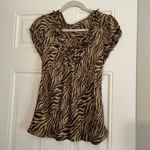 Sunny Leigh Animal print blouse